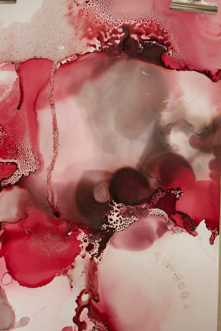 Original Kunstwerk "Rosa" aus der Reihe Inks