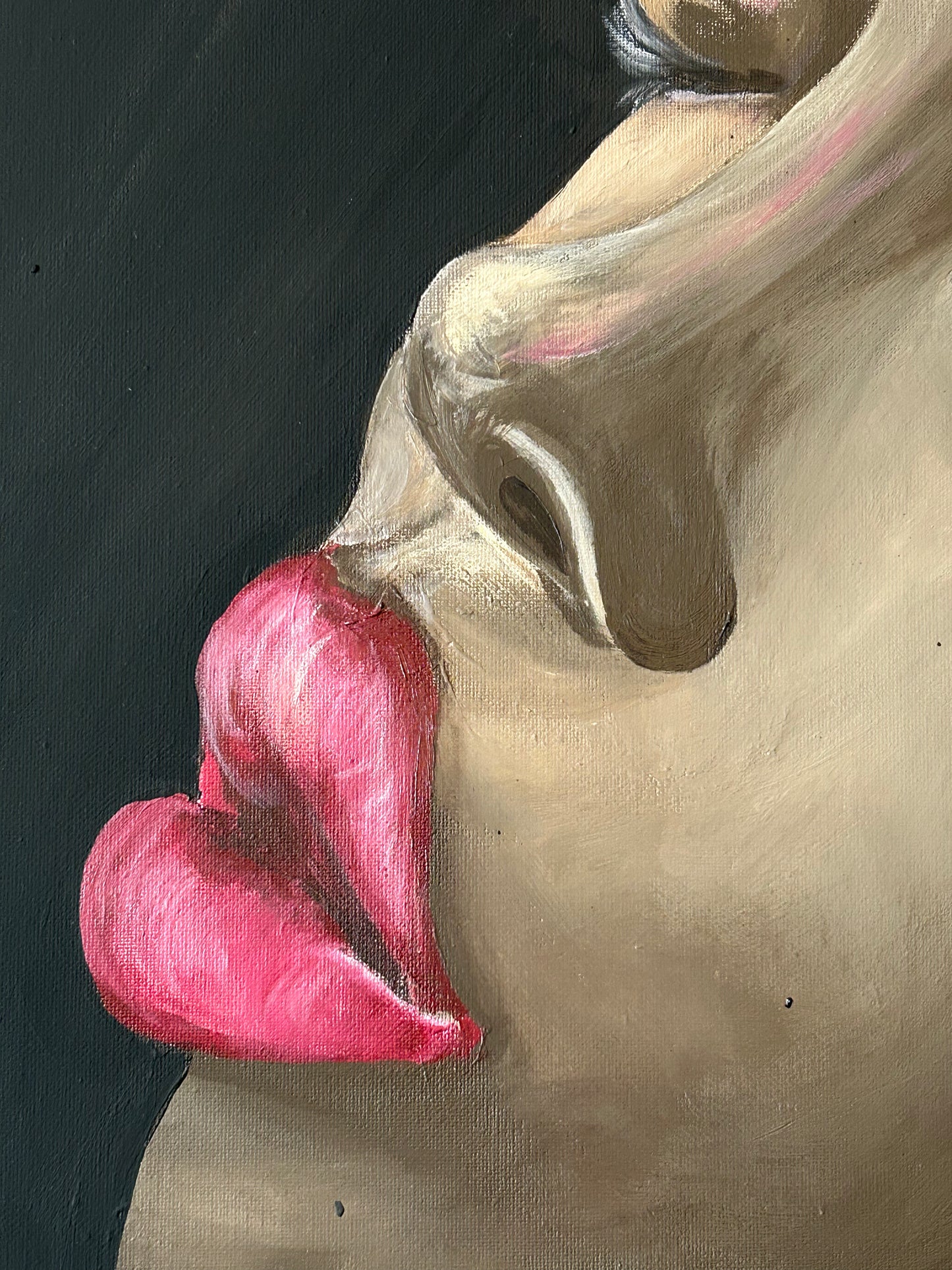 Original Kunstwerk "flower lady" aus der Reihe Realismus