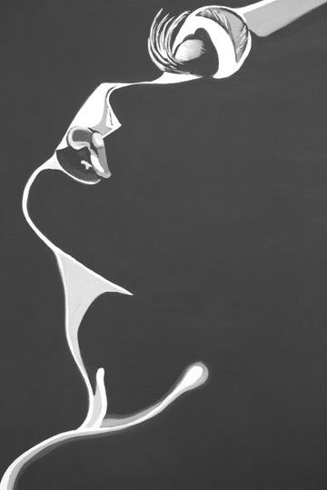 Original Kunstwerk "Schattenfrau"