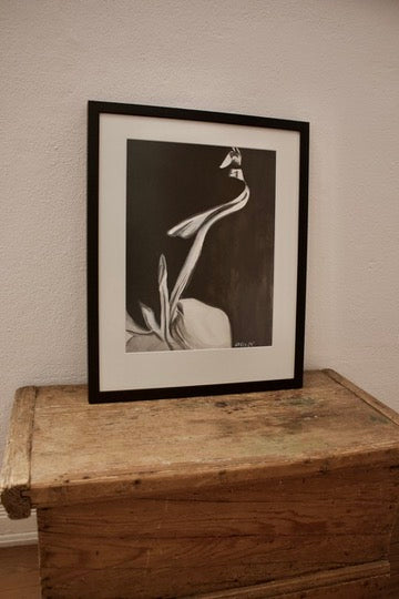 Original Kunstwerk "Schattenfrau" aus der Reihe Schattenfrauen klein