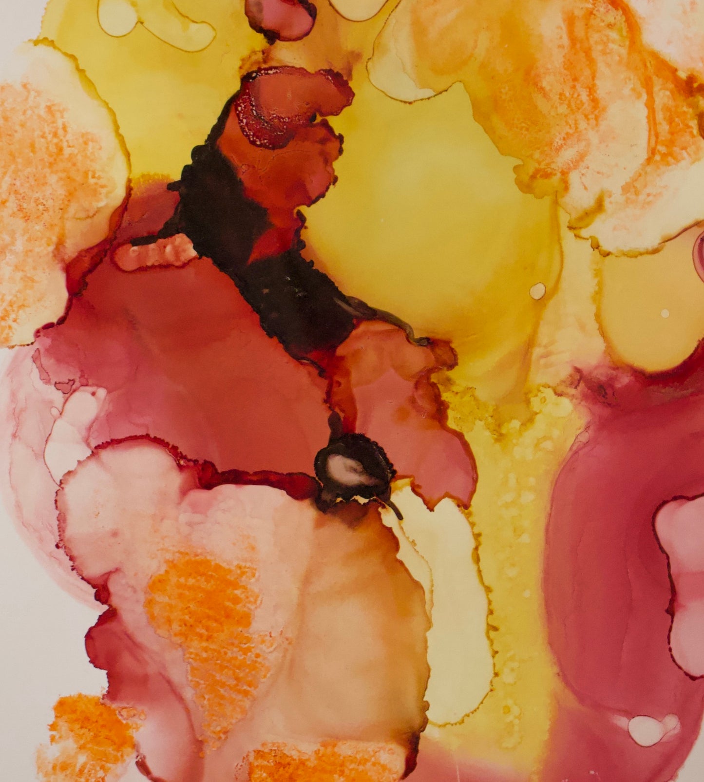 Original Kunstwerk "Orange" aus der Reihe Inks