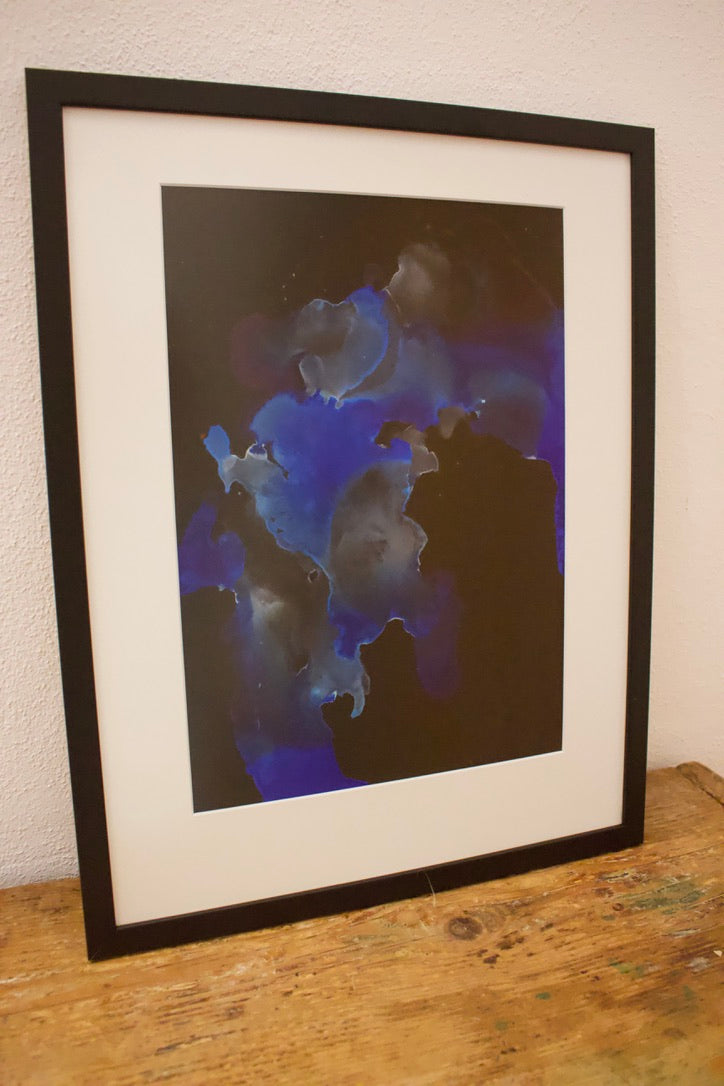 Original Kunstwerk "Blue Ink 01" aus der Reihe Inks