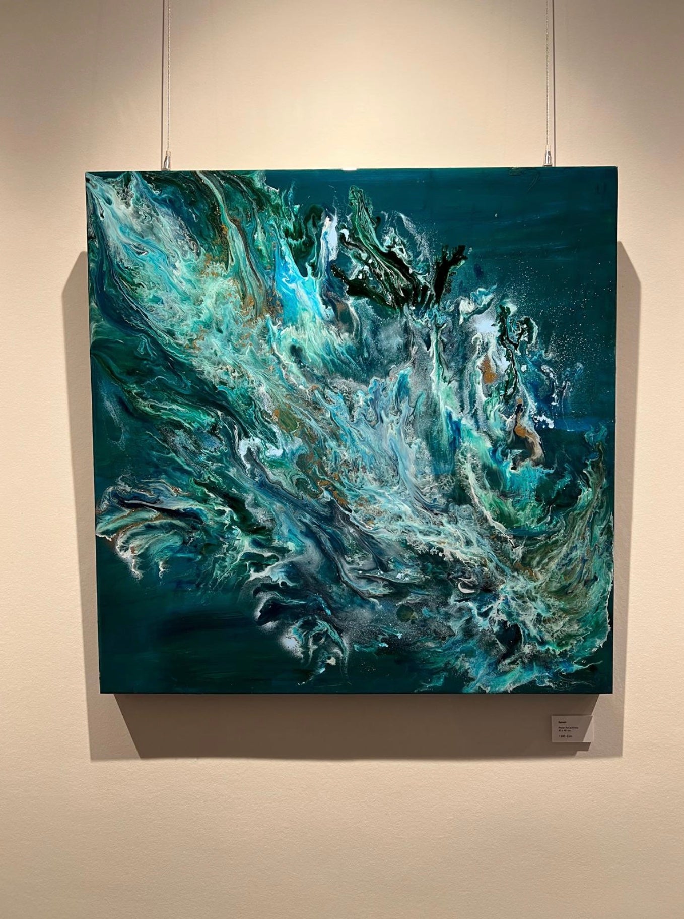 Original Kunstwerk "Splash" aus der Reihe Fluid 01