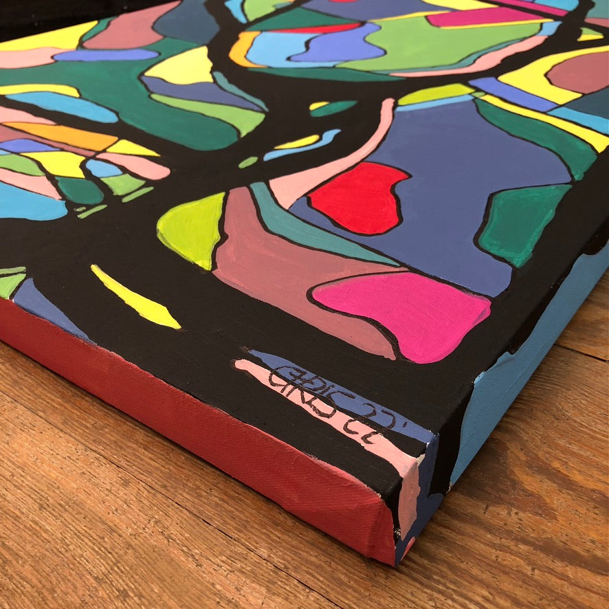 Original Kunstwerk "Tree of Life" aus der Reihe Abstrakt