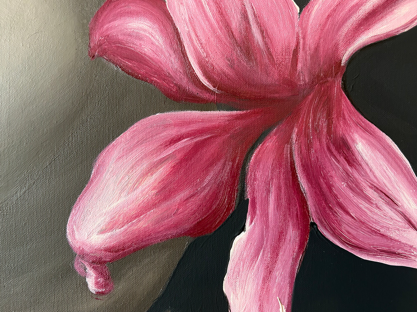 Original Kunstwerk "flower lady" aus der Reihe Realismus