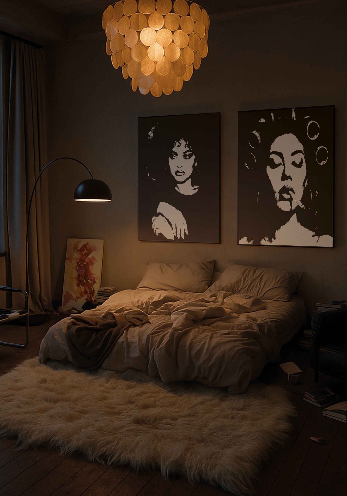 "baddie" aus Kollektion girlhood auf Leinwand (Druck)