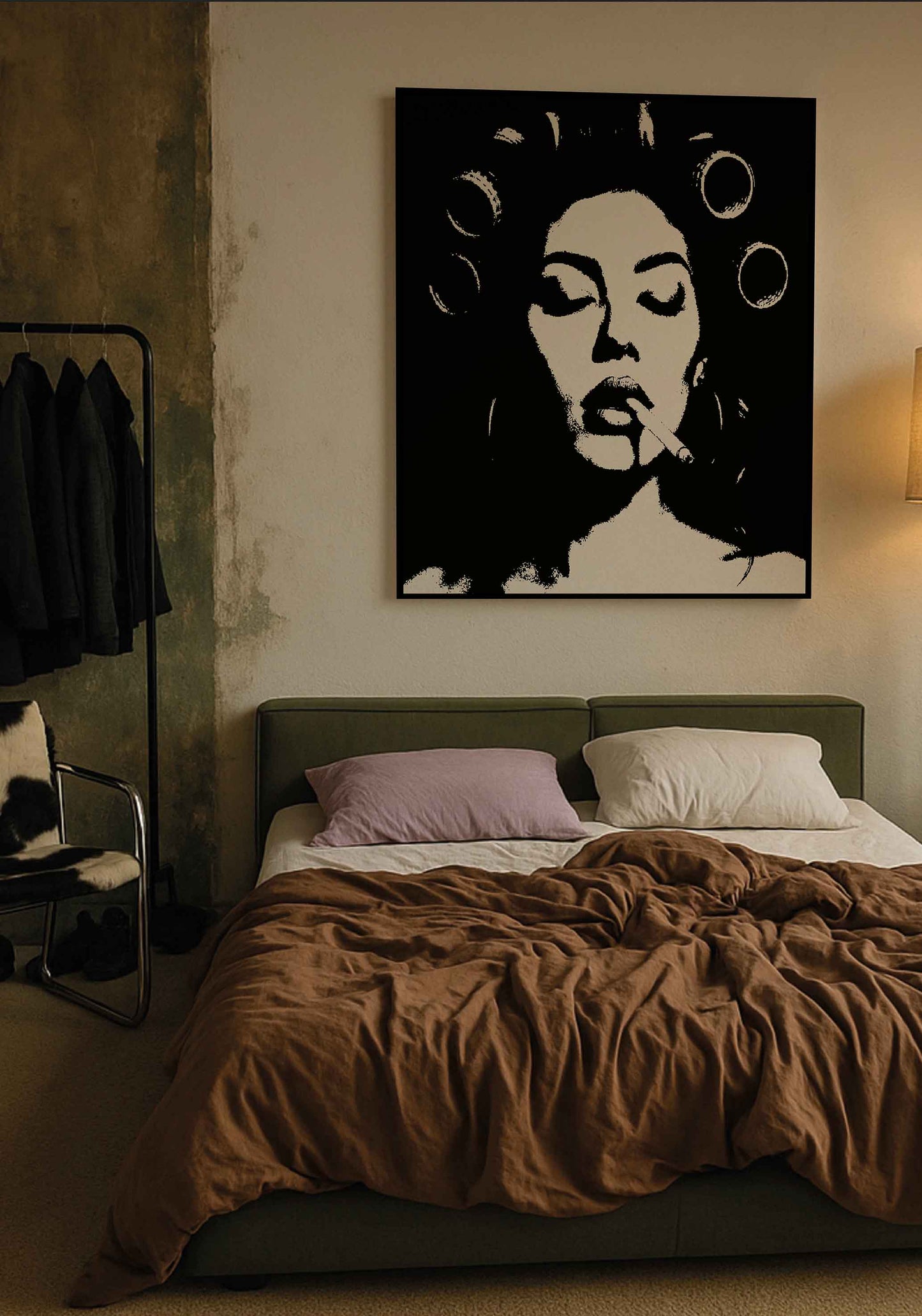 "baddie" aus Kollektion girlhood auf Leinwand (Druck)