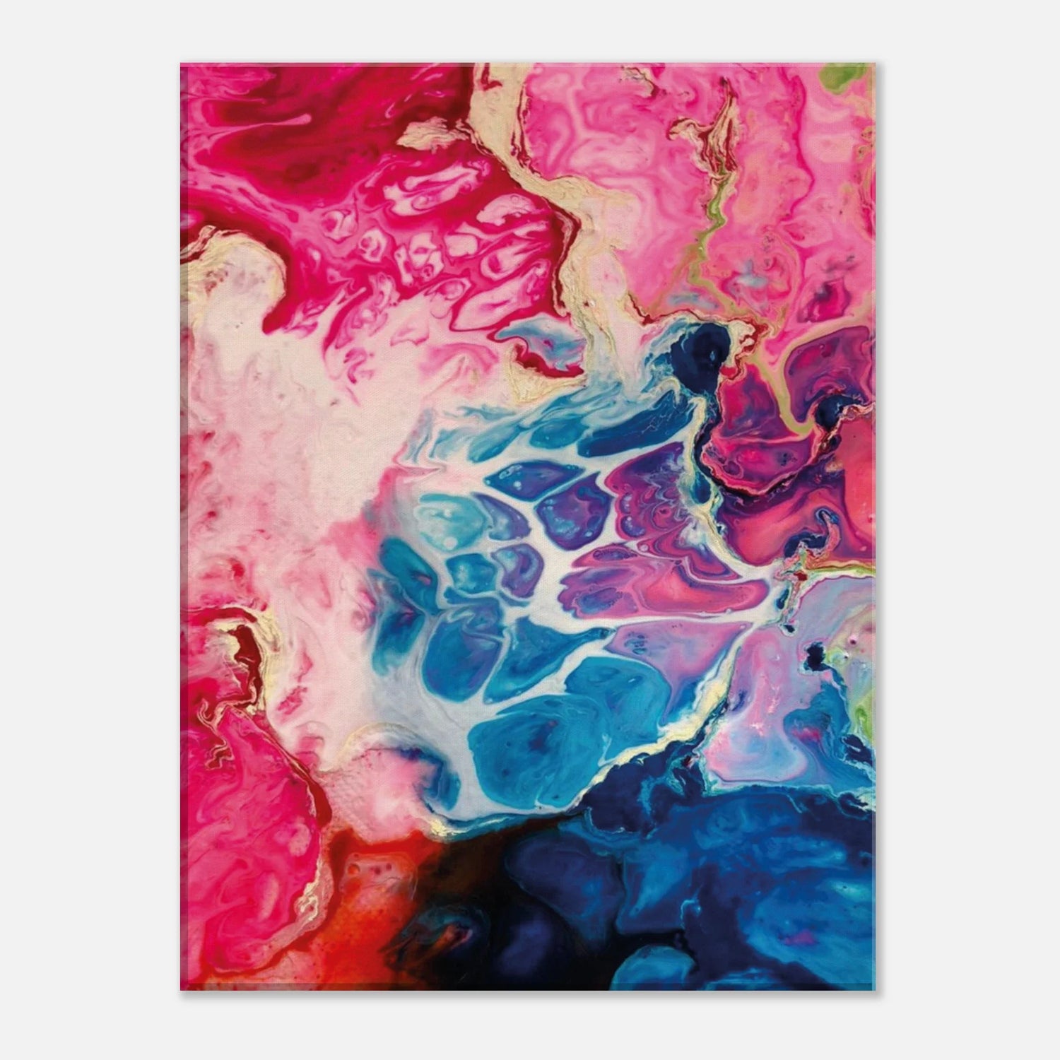 fluid leinwand druck
