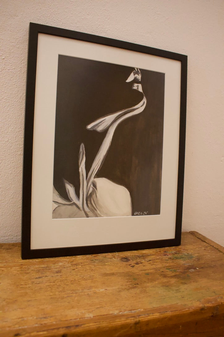 Original Kunstwerk "Schattenfrau" aus der Reihe Schattenfrauen klein