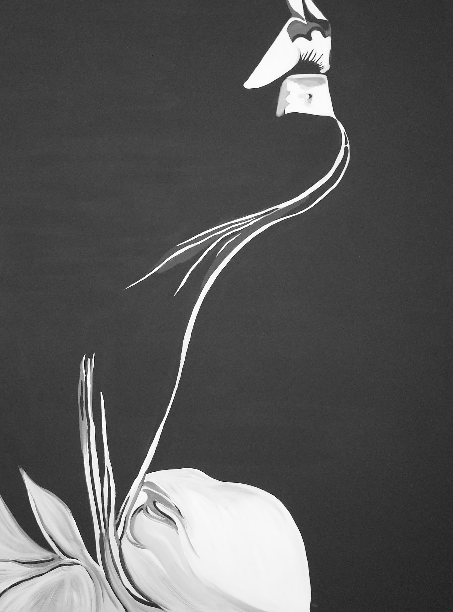 Original Kunstwerk "Schattenfrau"