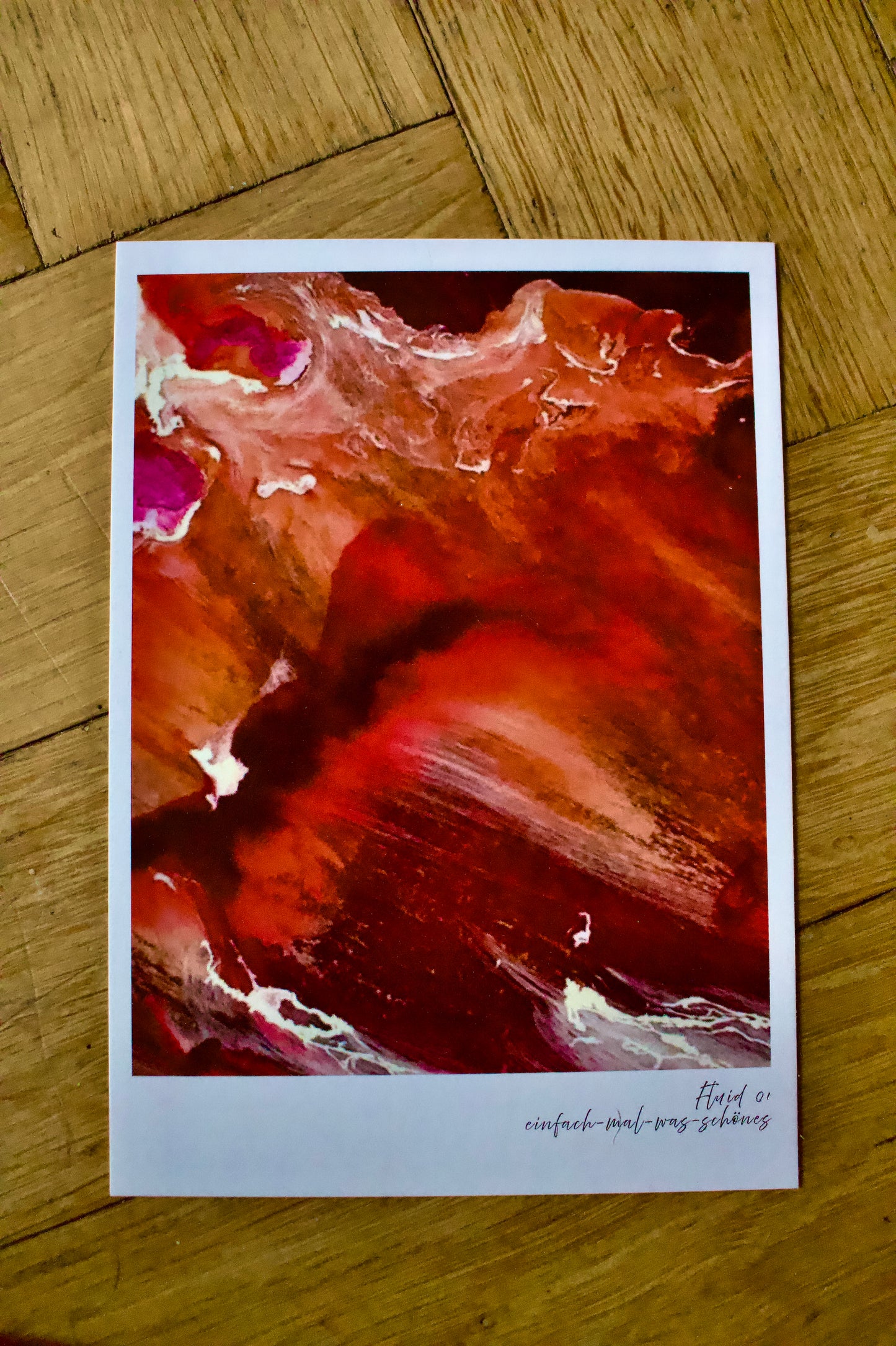 Postkarten 5er Set "Sunset" aus der Reihe Fluid
