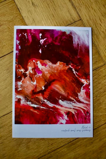 Postkarten 5er Set "Sunset" aus der Reihe Fluid