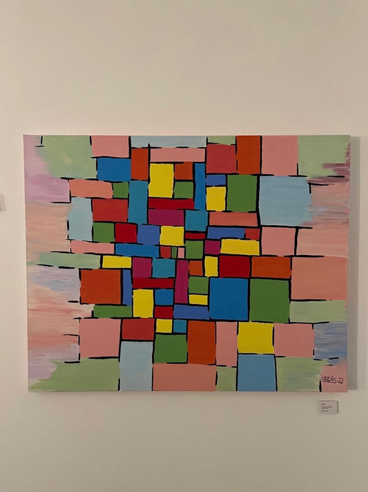 Original Kunstwerk "Puzzle" aus der Reihe Abstrakt