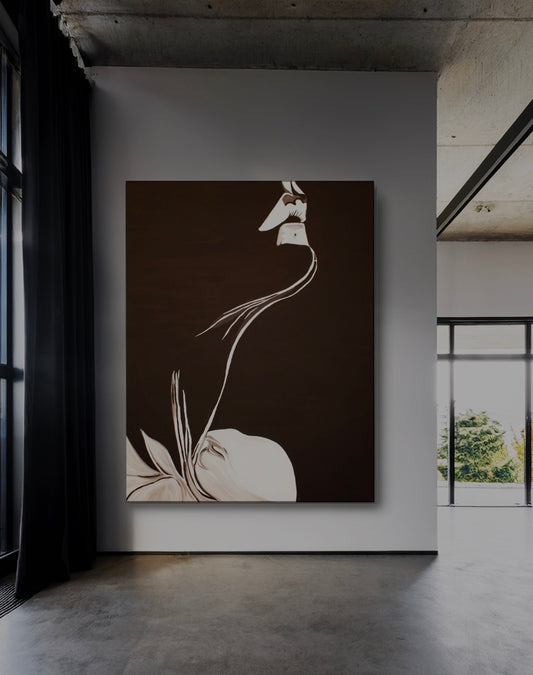 Original Kunstwerk "Schattenfrau"