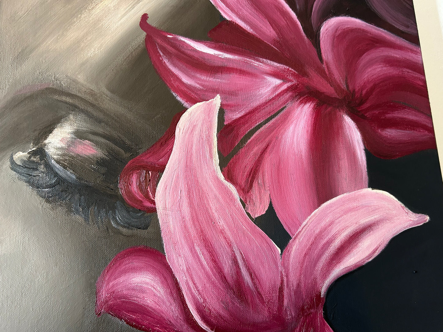 Original Kunstwerk "flower lady" aus der Reihe Realismus