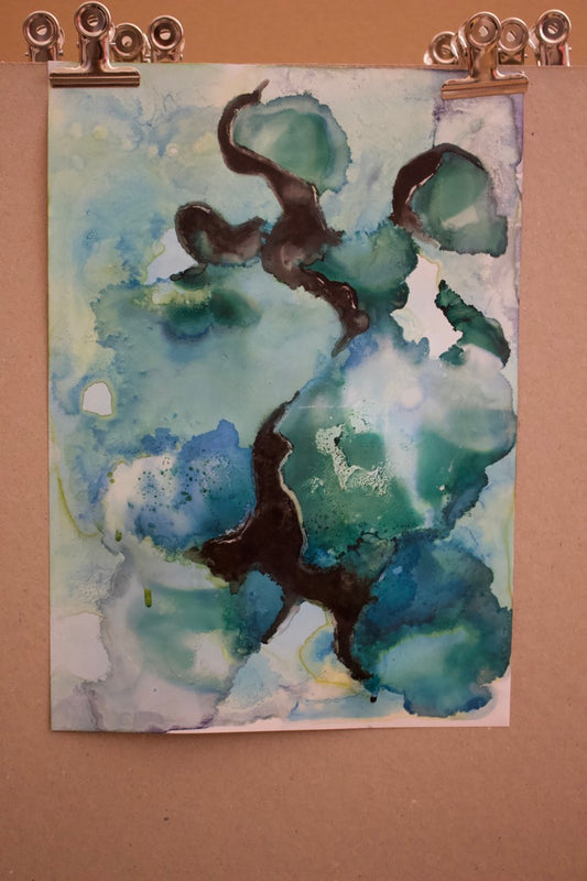 Original Kunstwerk "Water" aus der Reihe Inks