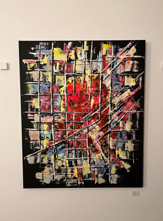 Original Kunstwerk "Cuts" aus der Reihe Abstrakt