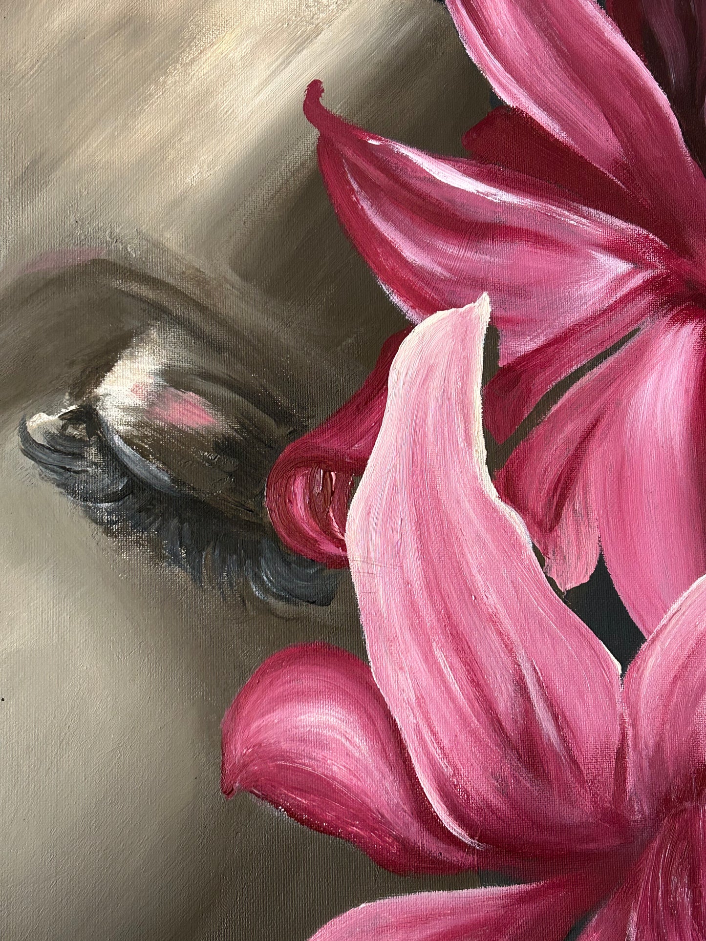 Original Kunstwerk "flower lady" aus der Reihe Realismus