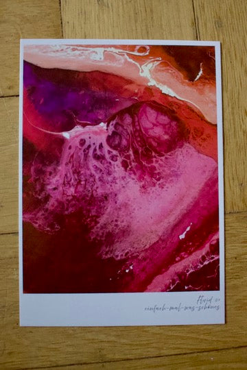 Postkarten 5er Set "Sunset" aus der Reihe Fluid