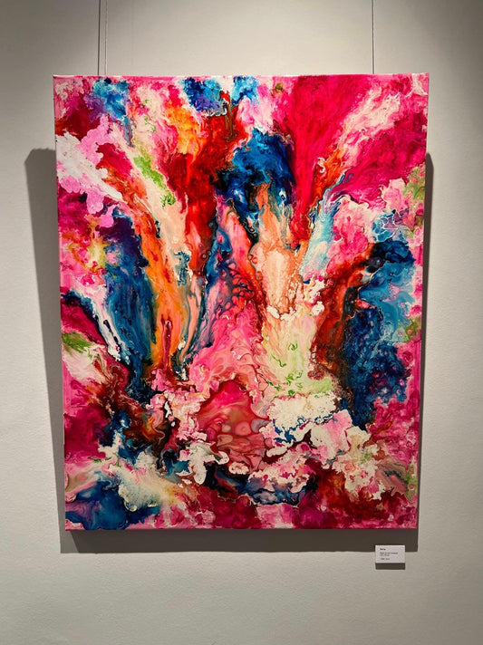 Original Kunstwerk "Spring" aus der Reihe Fluid 01