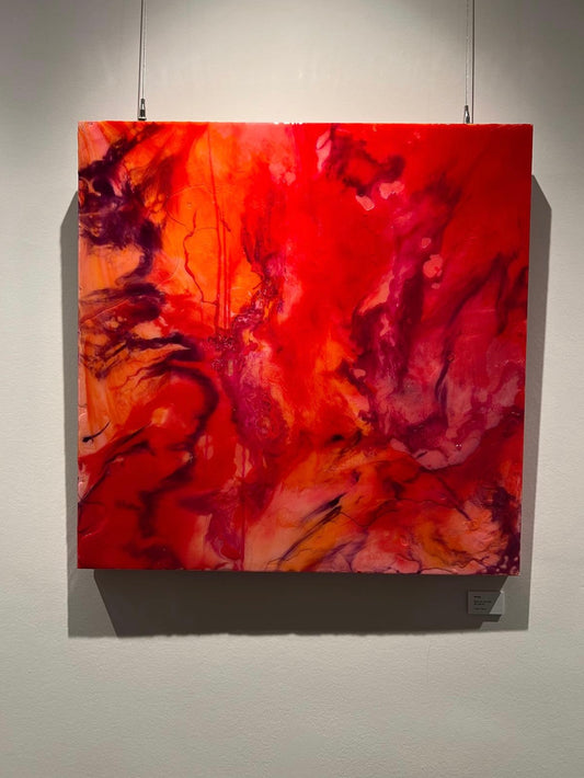 Original Kunstwerk "Sunset" aus der Reihe Fluid 01