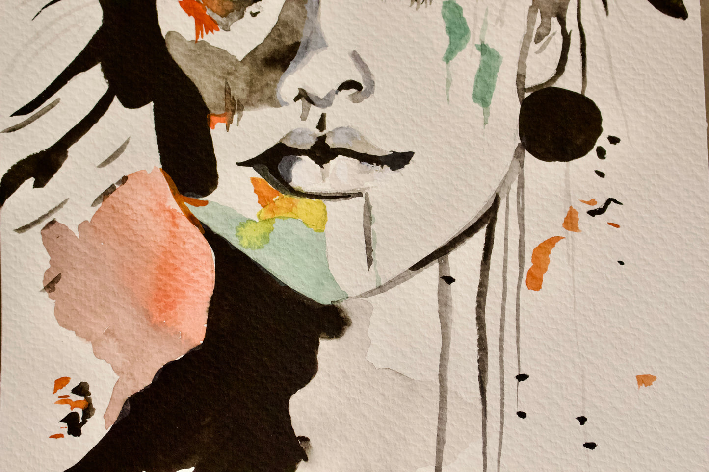 Original Kunstwerk "Frida" aus der Reihe Aquarell