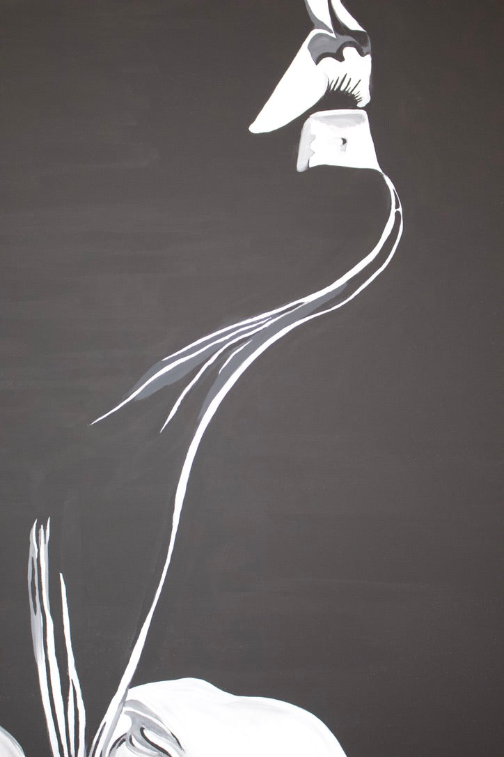 Original Kunstwerk "Schattenfrau"