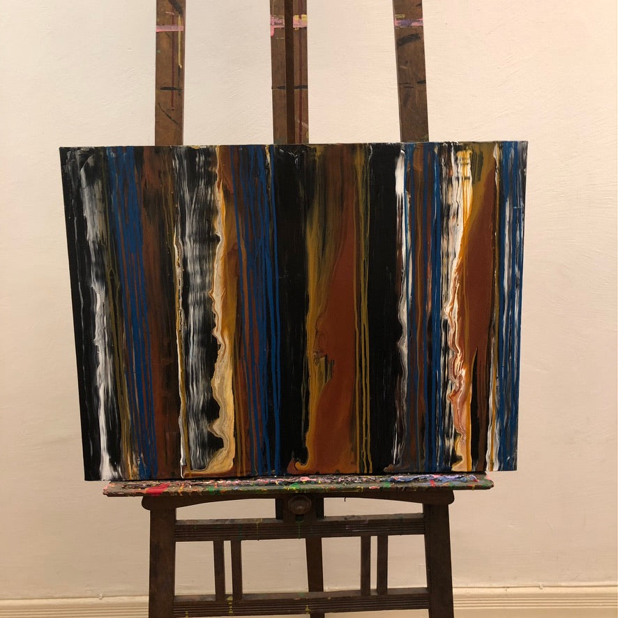 Original Kunstwerk "Erdtöne" aus der Reihe Abstrakt