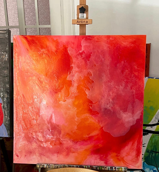 Original Kunstwerk "Flame" aus der Reihe Fluid 01