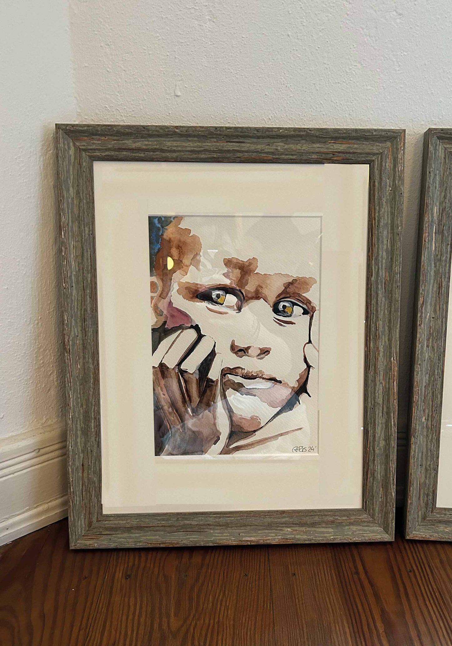 Original Kunstwerk "Junge " aus der Reihe Begegnungen Malibu 2024