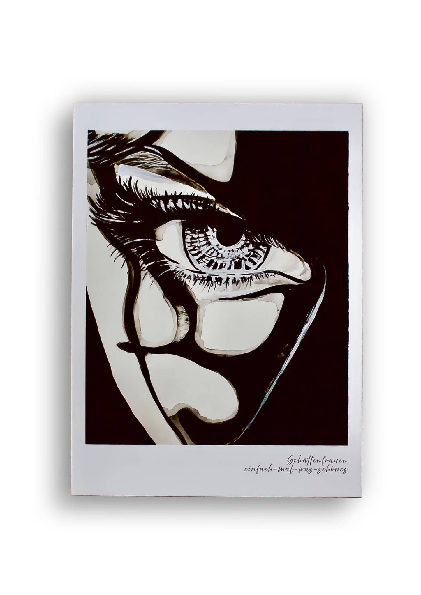 Postkarten 5er Set "Schattenfrauen " aus der Reihe Schattenfrauen