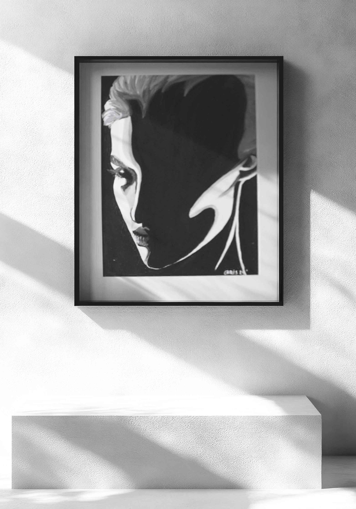 Original Kunstwerk "Schattenfrau" aus der Reihe Schattenfrauen klein