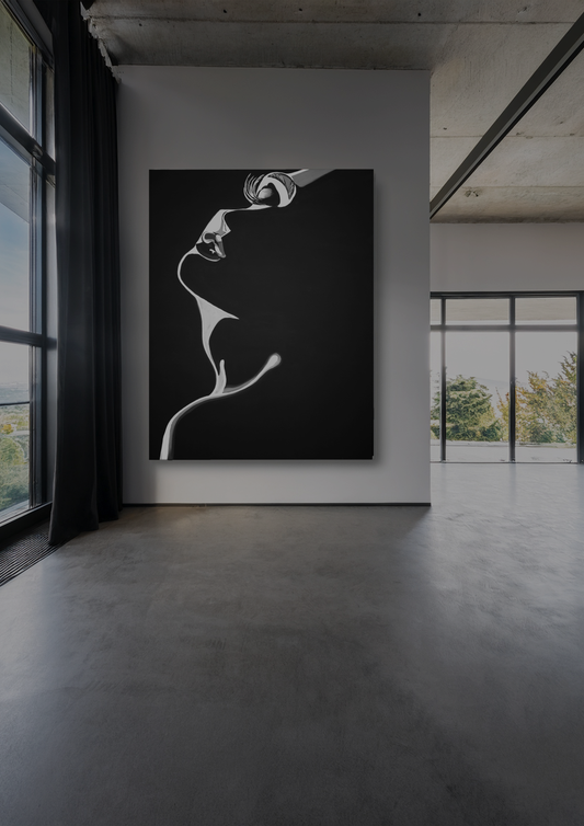 Original Kunstwerk "Schattenfrau"