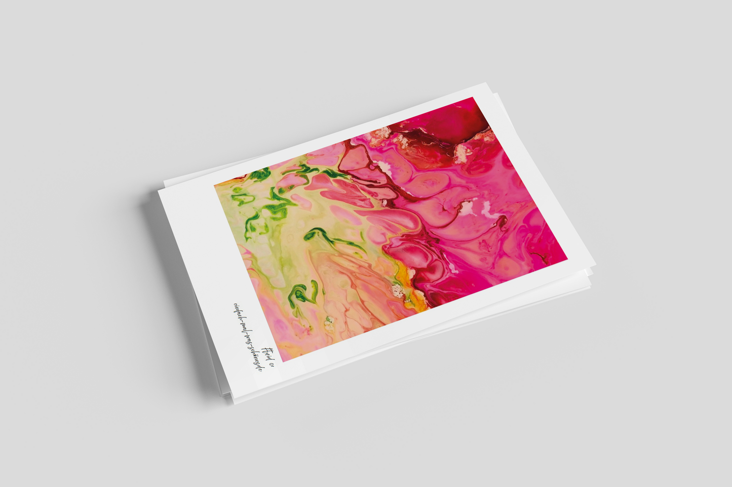 Postkarten 5er Set "Spring" aus der Reihe Fluid