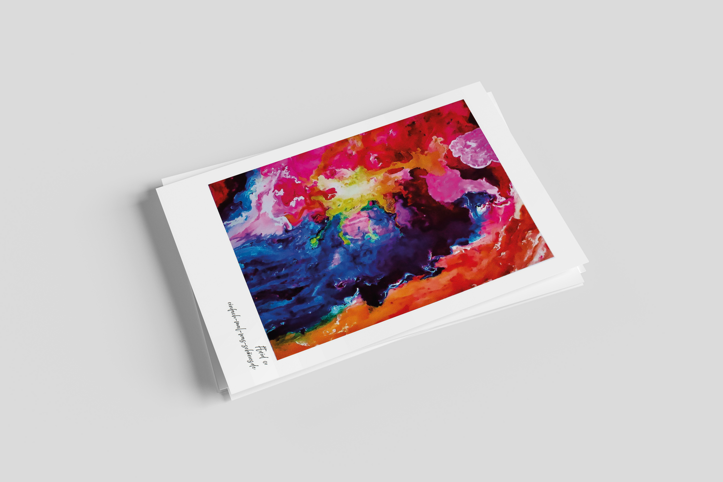 Postkarten 5er Set "Spring" aus der Reihe Fluid