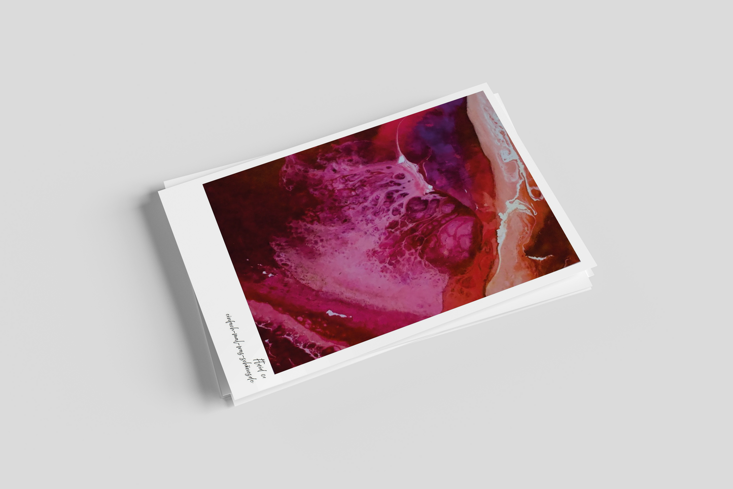 Postkarten 5er Set "Sunset" aus der Reihe Fluid