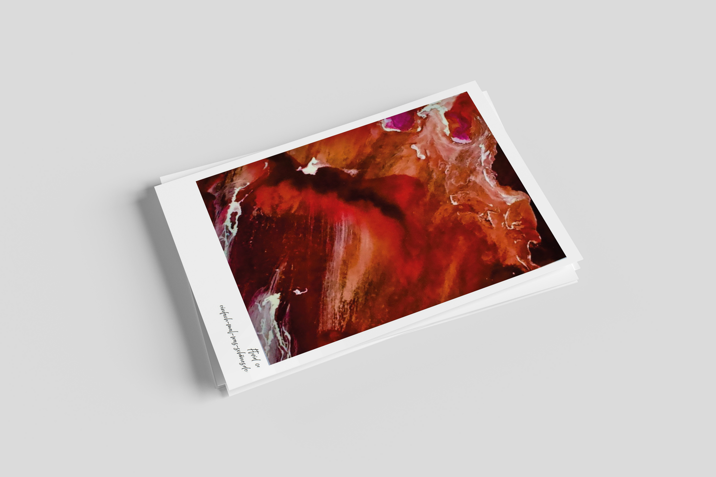 Postkarten 5er Set "Sunset" aus der Reihe Fluid